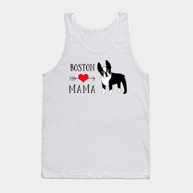 Boston Terrier Mama Tank Top by AntiqueImages